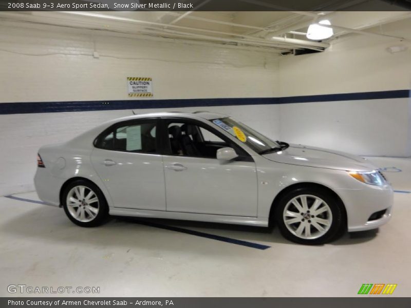  2008 9-3 Aero Sport Sedan Snow Silver Metallic