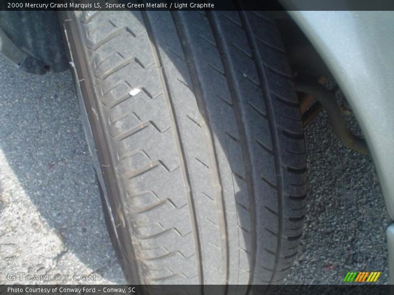 Spruce Green Metallic / Light Graphite 2000 Mercury Grand Marquis LS