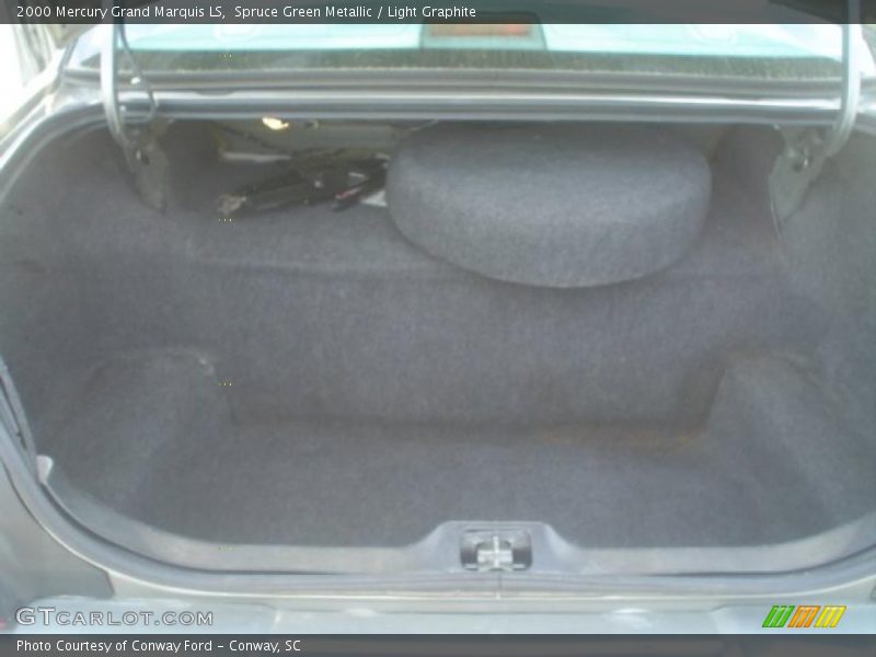 Spruce Green Metallic / Light Graphite 2000 Mercury Grand Marquis LS