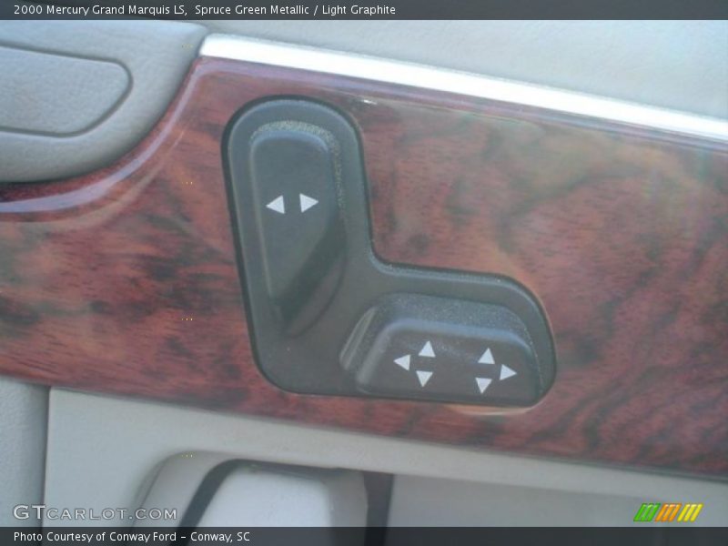 Spruce Green Metallic / Light Graphite 2000 Mercury Grand Marquis LS