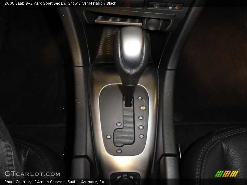  2008 9-3 Aero Sport Sedan 6 Speed Sentronic Automatic Shifter