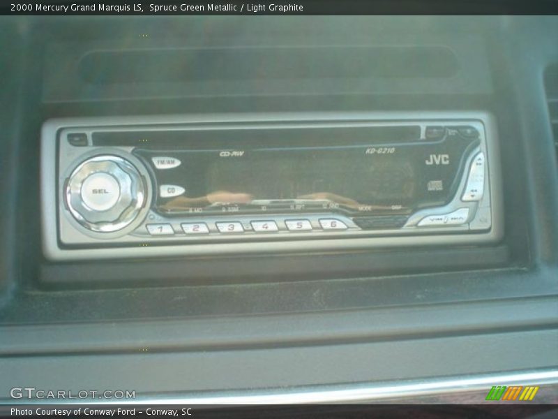 Spruce Green Metallic / Light Graphite 2000 Mercury Grand Marquis LS
