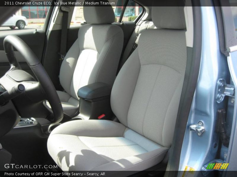 Ice Blue Metallic / Medium Titanium 2011 Chevrolet Cruze ECO