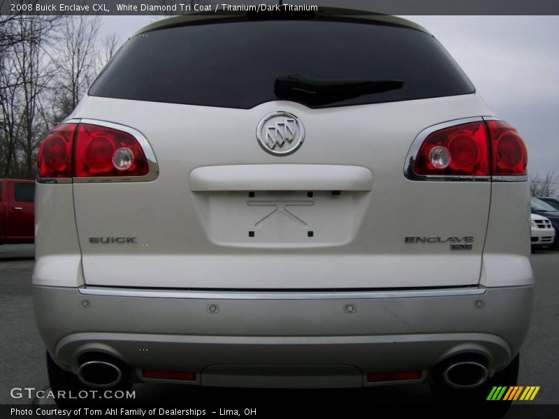 White Diamond Tri Coat / Titanium/Dark Titanium 2008 Buick Enclave CXL