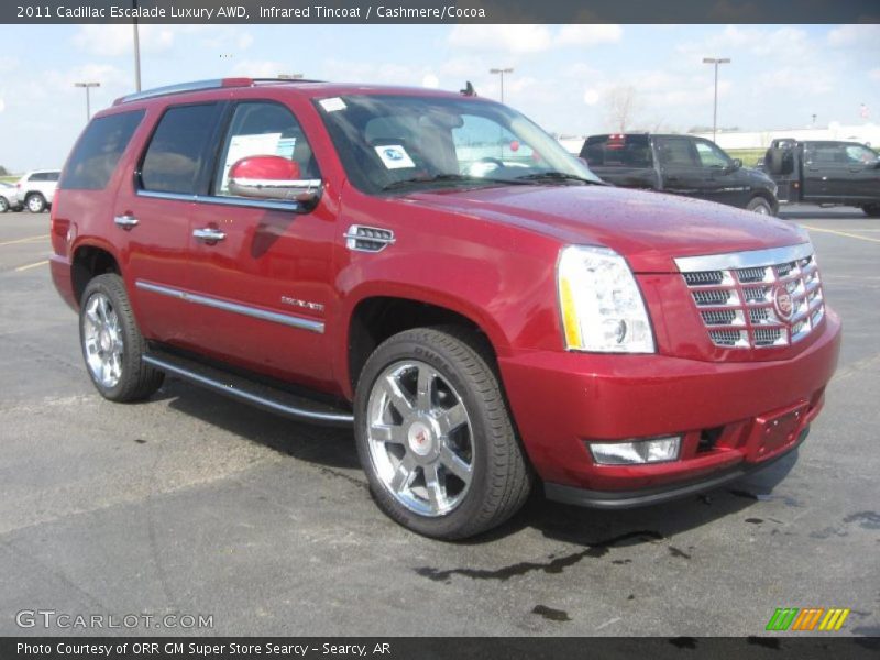 Infrared Tincoat / Cashmere/Cocoa 2011 Cadillac Escalade Luxury AWD
