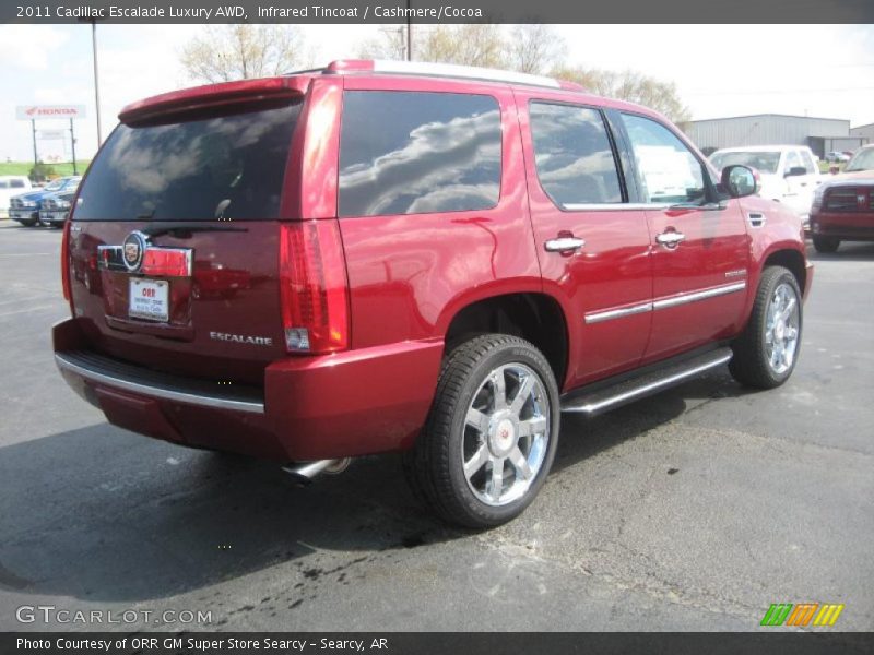 Infrared Tincoat / Cashmere/Cocoa 2011 Cadillac Escalade Luxury AWD