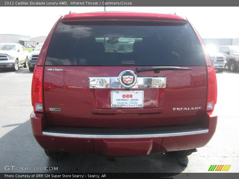 Infrared Tincoat / Cashmere/Cocoa 2011 Cadillac Escalade Luxury AWD