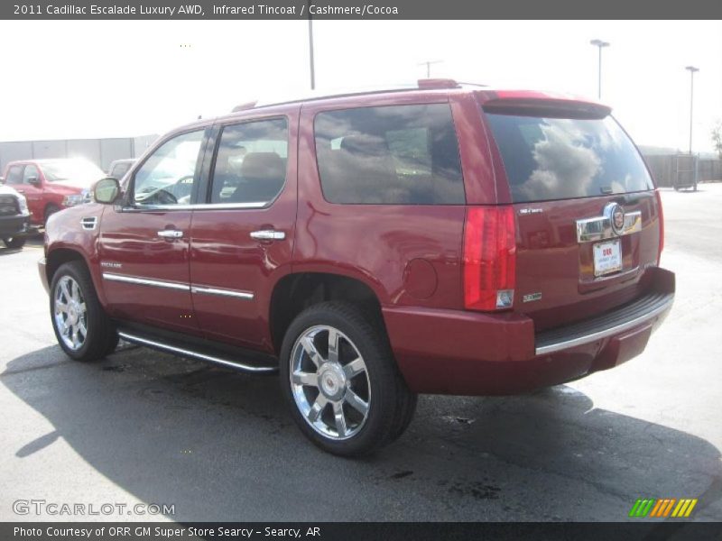 Infrared Tincoat / Cashmere/Cocoa 2011 Cadillac Escalade Luxury AWD