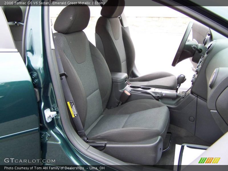 Emerald Green Metallic / Ebony 2006 Pontiac G6 V6 Sedan