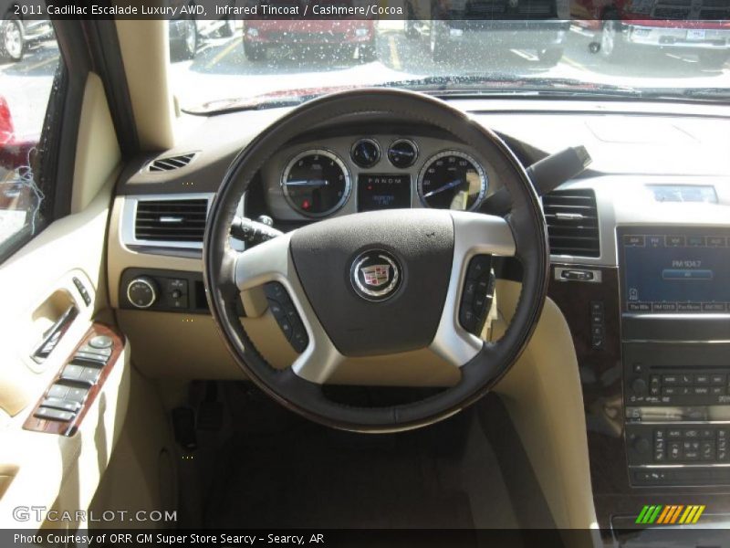 Infrared Tincoat / Cashmere/Cocoa 2011 Cadillac Escalade Luxury AWD