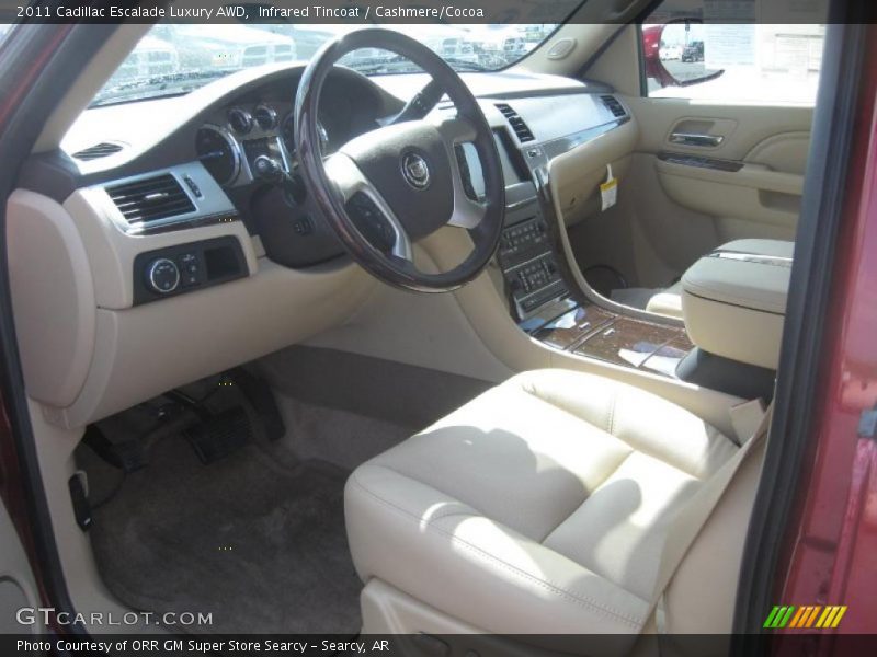 Infrared Tincoat / Cashmere/Cocoa 2011 Cadillac Escalade Luxury AWD