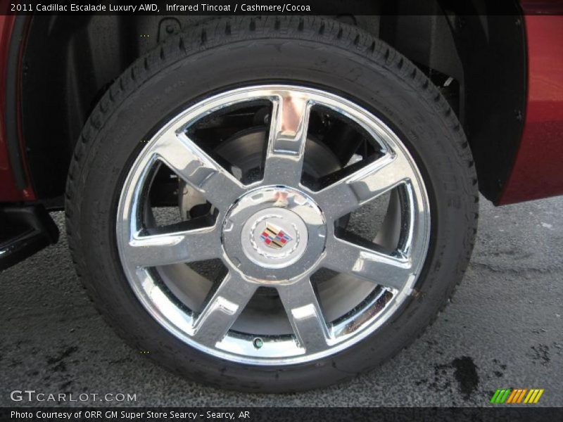 Infrared Tincoat / Cashmere/Cocoa 2011 Cadillac Escalade Luxury AWD