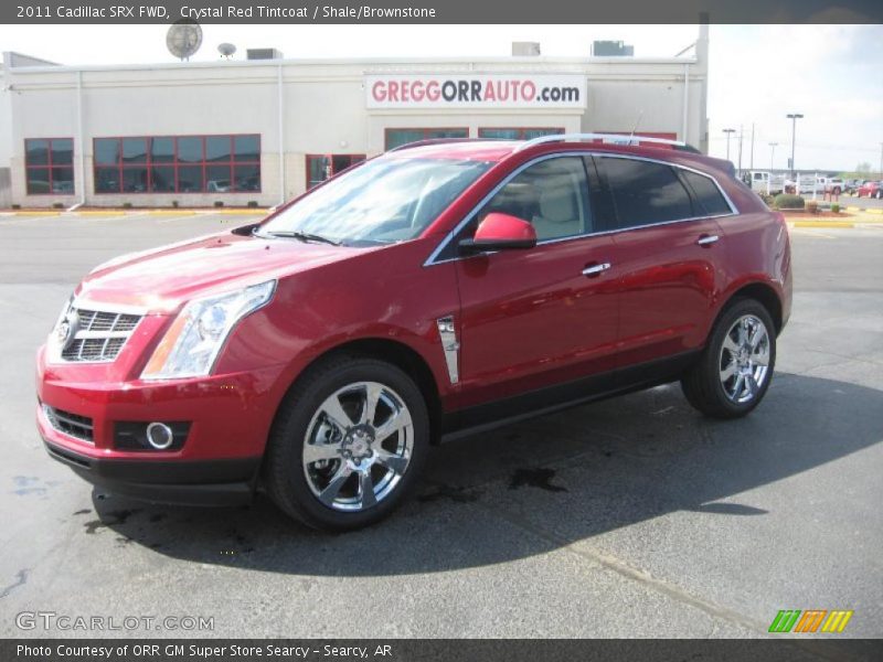 Crystal Red Tintcoat / Shale/Brownstone 2011 Cadillac SRX FWD
