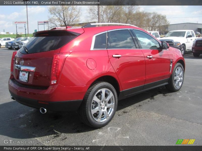 Crystal Red Tintcoat / Shale/Brownstone 2011 Cadillac SRX FWD