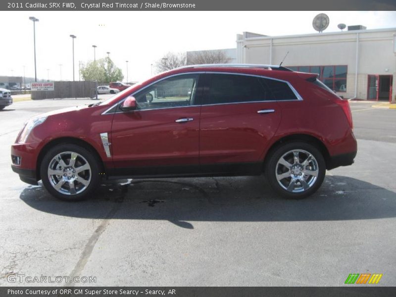 Crystal Red Tintcoat / Shale/Brownstone 2011 Cadillac SRX FWD
