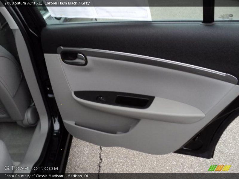 Carbon Flash Black / Gray 2008 Saturn Aura XE