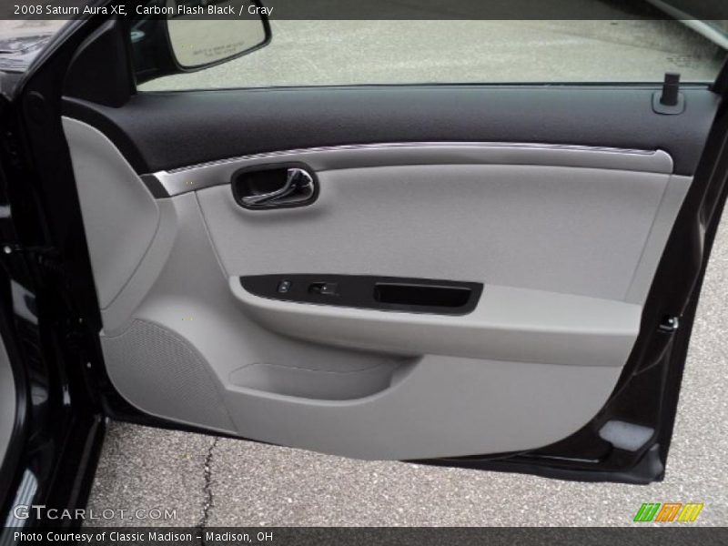 Carbon Flash Black / Gray 2008 Saturn Aura XE