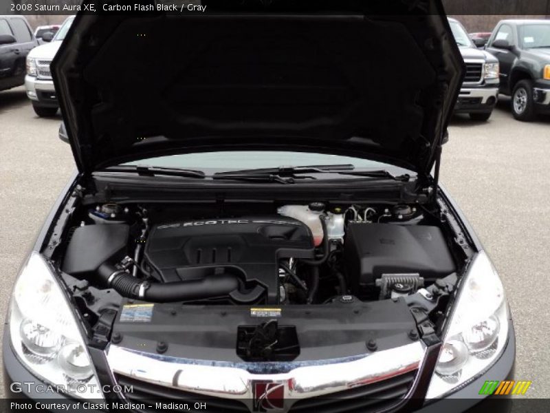 Carbon Flash Black / Gray 2008 Saturn Aura XE