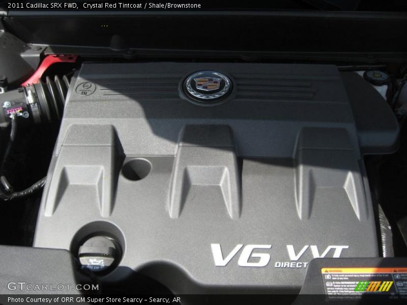 Crystal Red Tintcoat / Shale/Brownstone 2011 Cadillac SRX FWD
