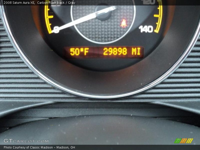 Carbon Flash Black / Gray 2008 Saturn Aura XE