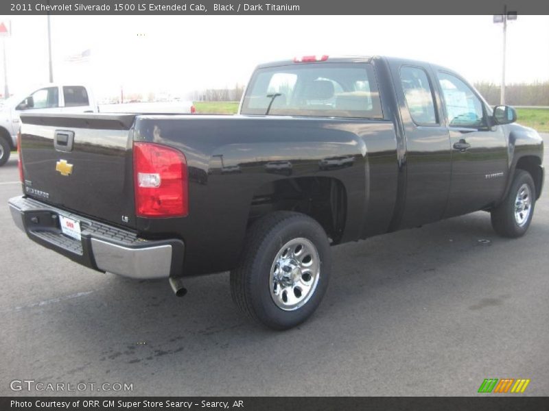 Black / Dark Titanium 2011 Chevrolet Silverado 1500 LS Extended Cab