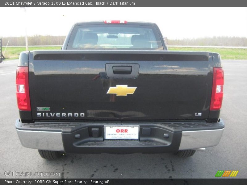 Black / Dark Titanium 2011 Chevrolet Silverado 1500 LS Extended Cab