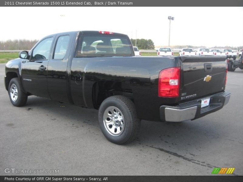 Black / Dark Titanium 2011 Chevrolet Silverado 1500 LS Extended Cab