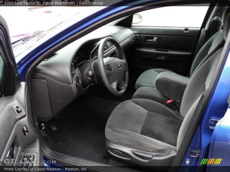  2003 Taurus SE Dark Charcoal Interior