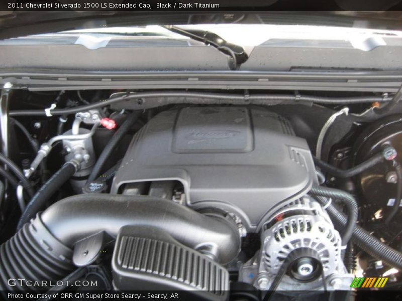 Black / Dark Titanium 2011 Chevrolet Silverado 1500 LS Extended Cab