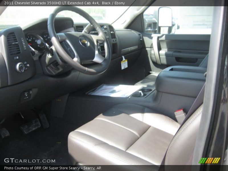 Black / Ebony 2011 Chevrolet Silverado 3500HD LT Extended Cab 4x4