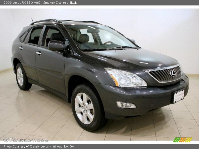 Smokey Granite / Black 2009 Lexus RX 350 AWD