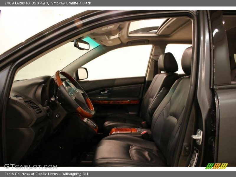 Smokey Granite / Black 2009 Lexus RX 350 AWD