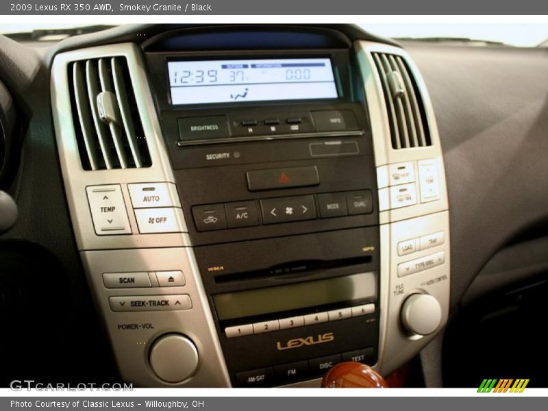 Smokey Granite / Black 2009 Lexus RX 350 AWD