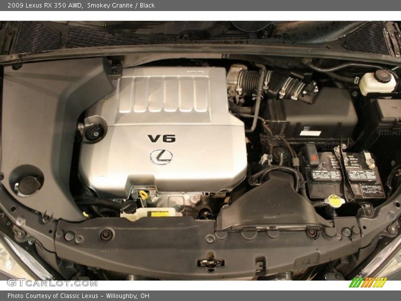 Smokey Granite / Black 2009 Lexus RX 350 AWD