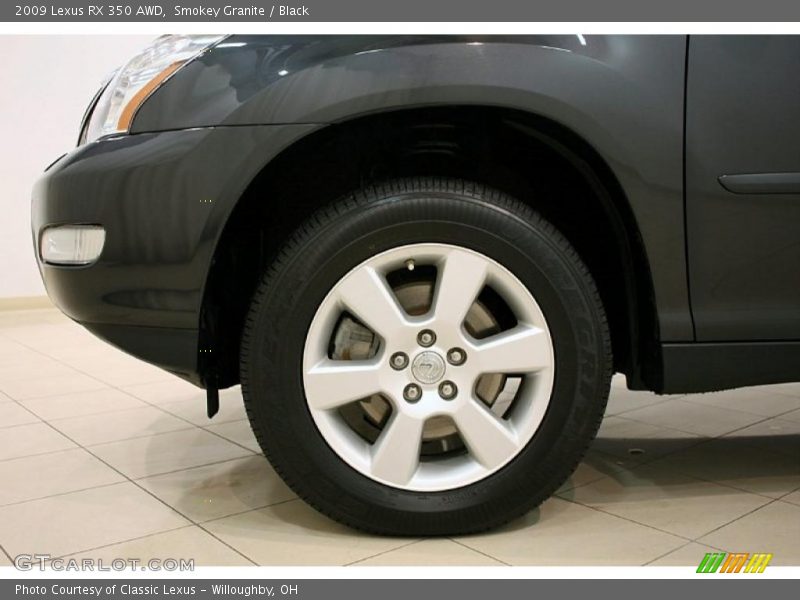 Smokey Granite / Black 2009 Lexus RX 350 AWD
