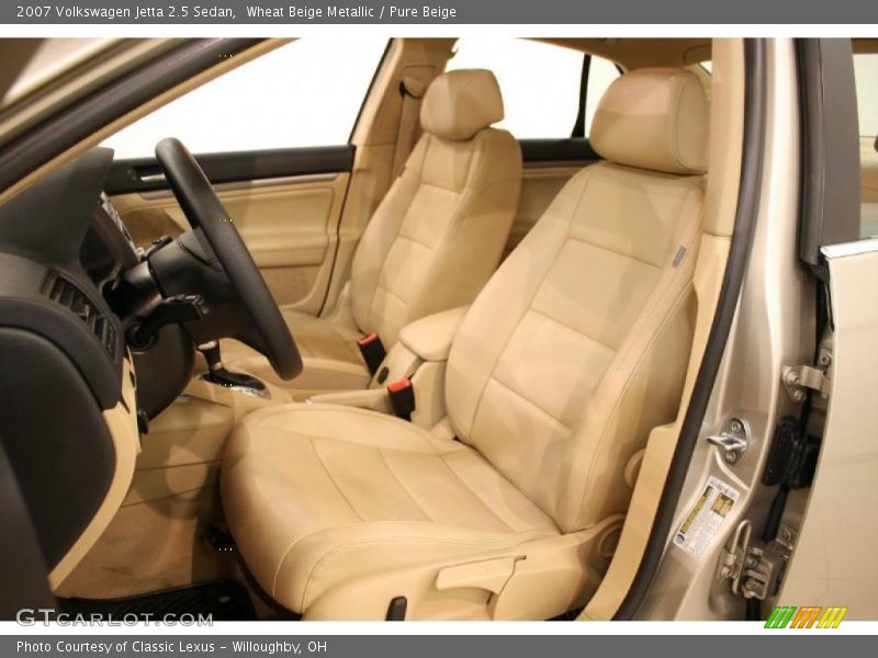 Wheat Beige Metallic / Pure Beige 2007 Volkswagen Jetta 2.5 Sedan