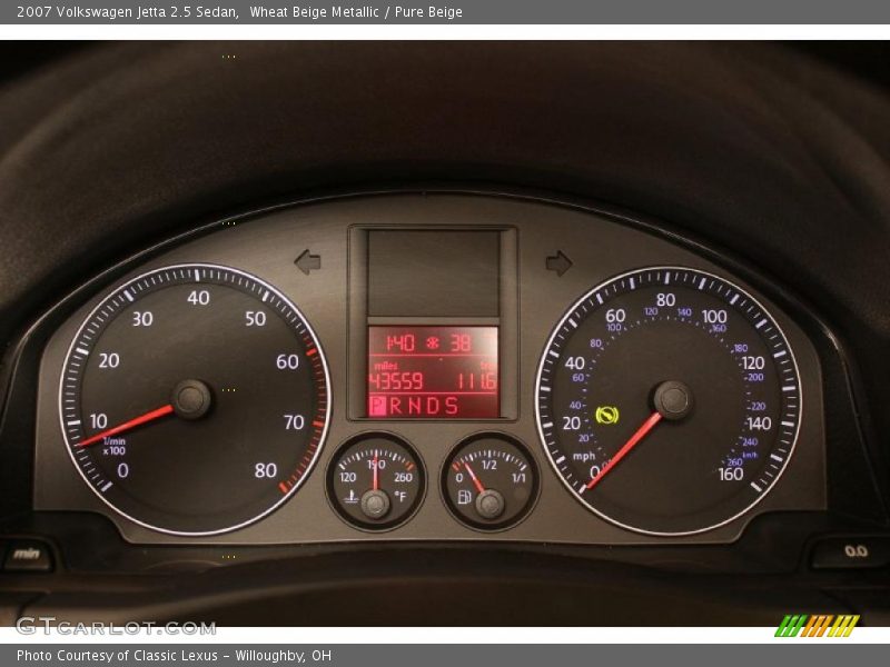Wheat Beige Metallic / Pure Beige 2007 Volkswagen Jetta 2.5 Sedan
