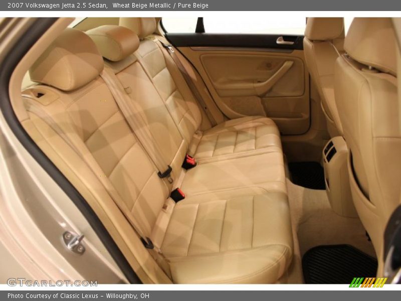 Wheat Beige Metallic / Pure Beige 2007 Volkswagen Jetta 2.5 Sedan