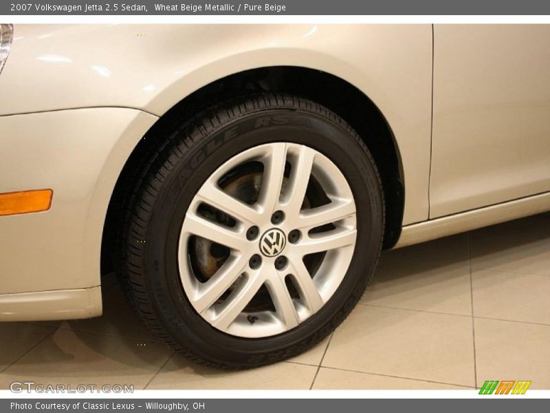 Wheat Beige Metallic / Pure Beige 2007 Volkswagen Jetta 2.5 Sedan