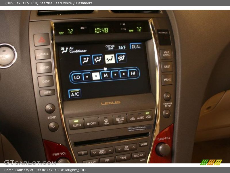Starfire Pearl White / Cashmere 2009 Lexus ES 350