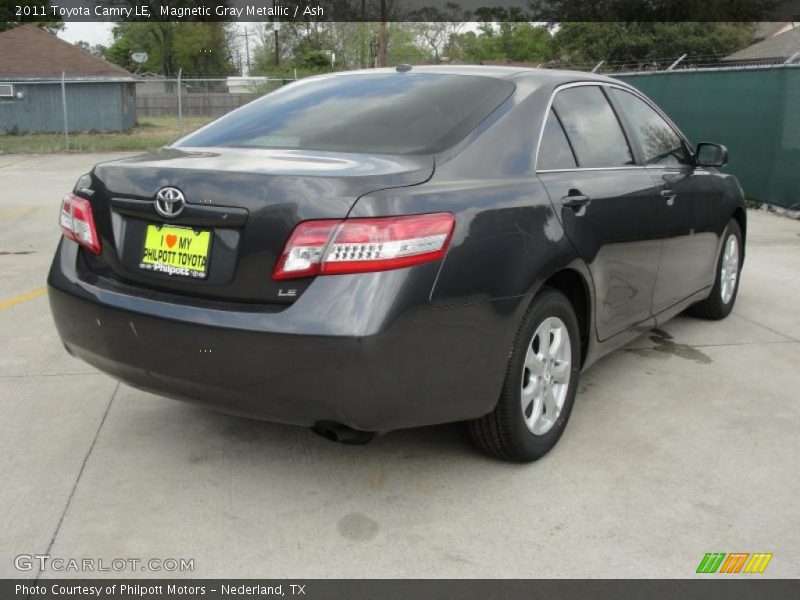 Magnetic Gray Metallic / Ash 2011 Toyota Camry LE