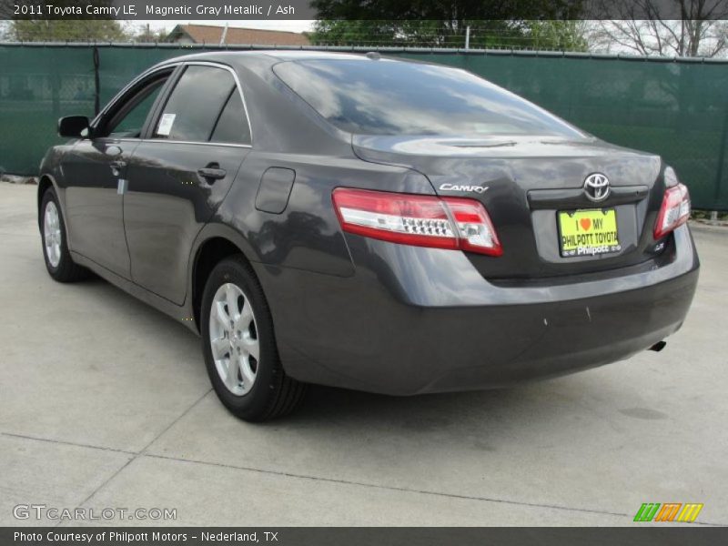 Magnetic Gray Metallic / Ash 2011 Toyota Camry LE