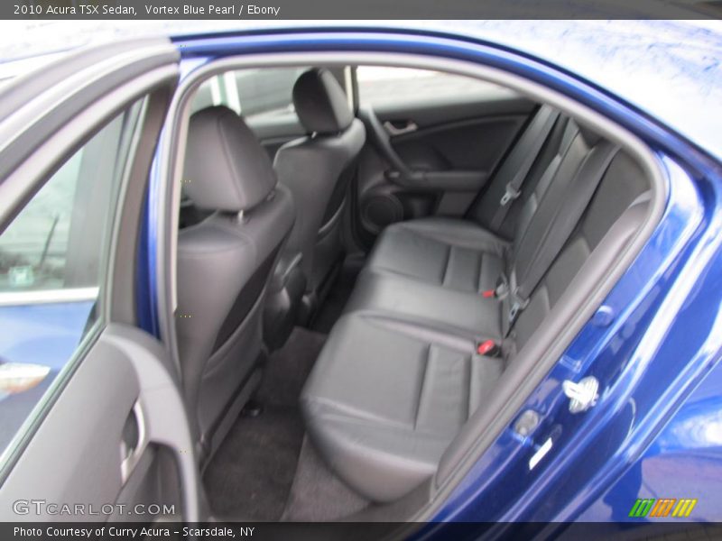Vortex Blue Pearl / Ebony 2010 Acura TSX Sedan