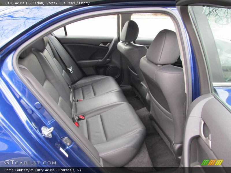 Vortex Blue Pearl / Ebony 2010 Acura TSX Sedan