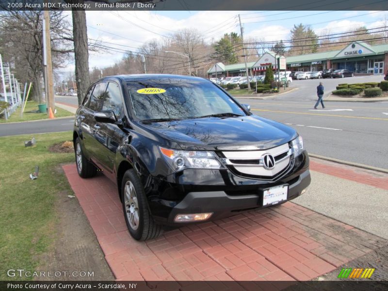 Formal Black / Ebony 2008 Acura MDX Technology