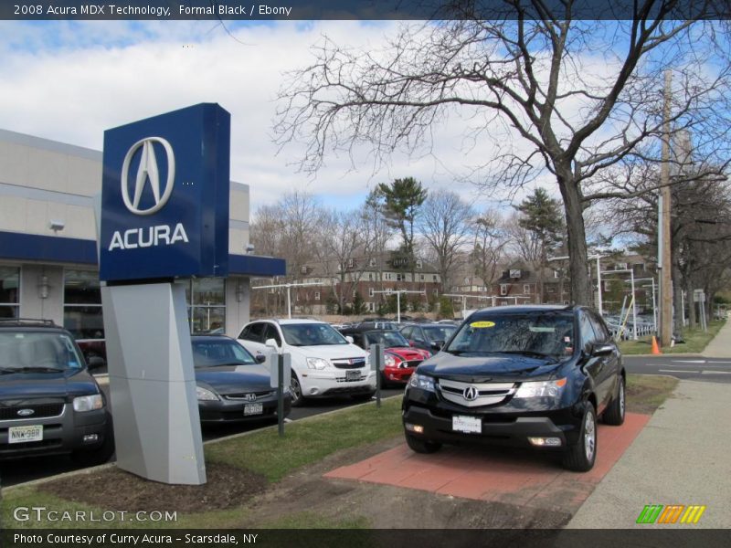 Formal Black / Ebony 2008 Acura MDX Technology