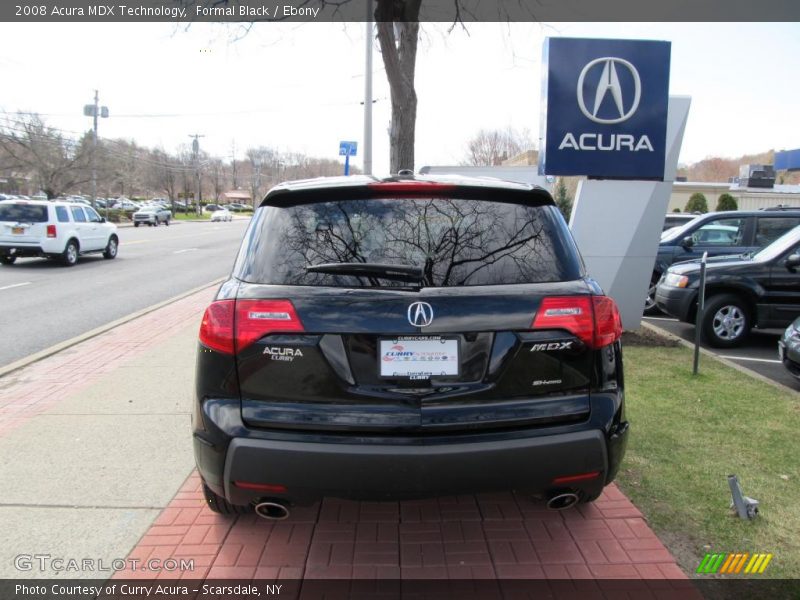 Formal Black / Ebony 2008 Acura MDX Technology