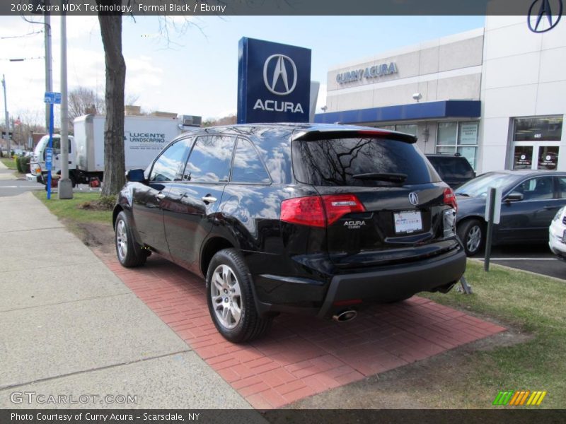 Formal Black / Ebony 2008 Acura MDX Technology