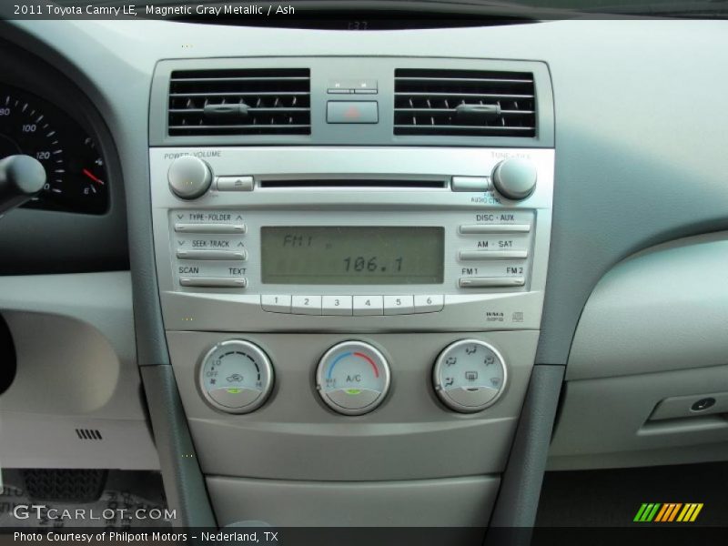 Magnetic Gray Metallic / Ash 2011 Toyota Camry LE