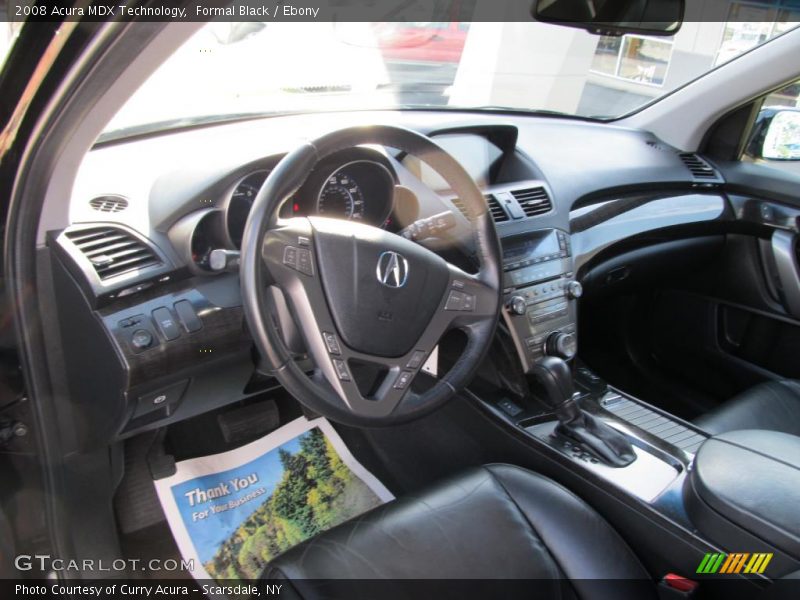 Formal Black / Ebony 2008 Acura MDX Technology